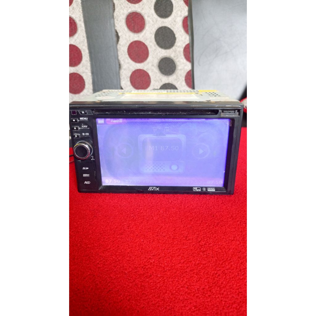 head unit double din mobil second minus