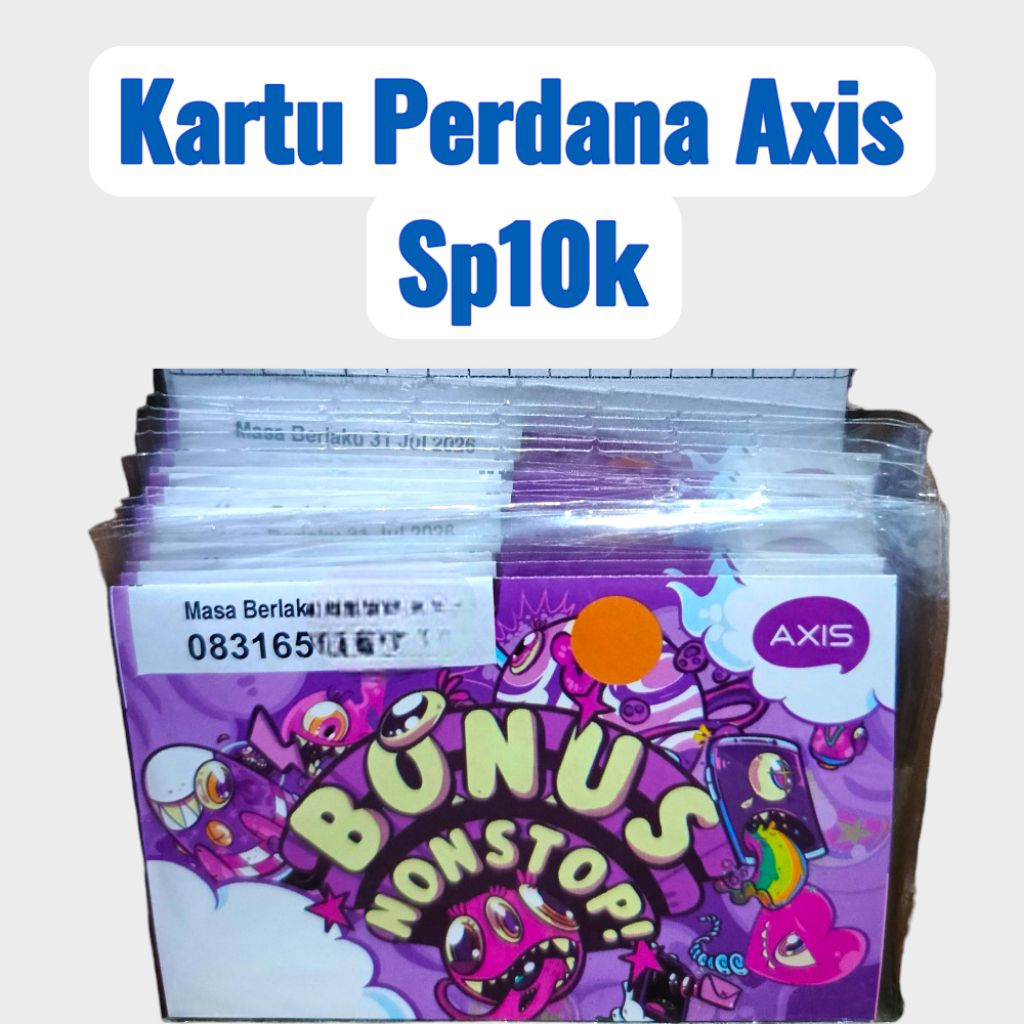 Kartu perdana Axis Fresh sp10k
