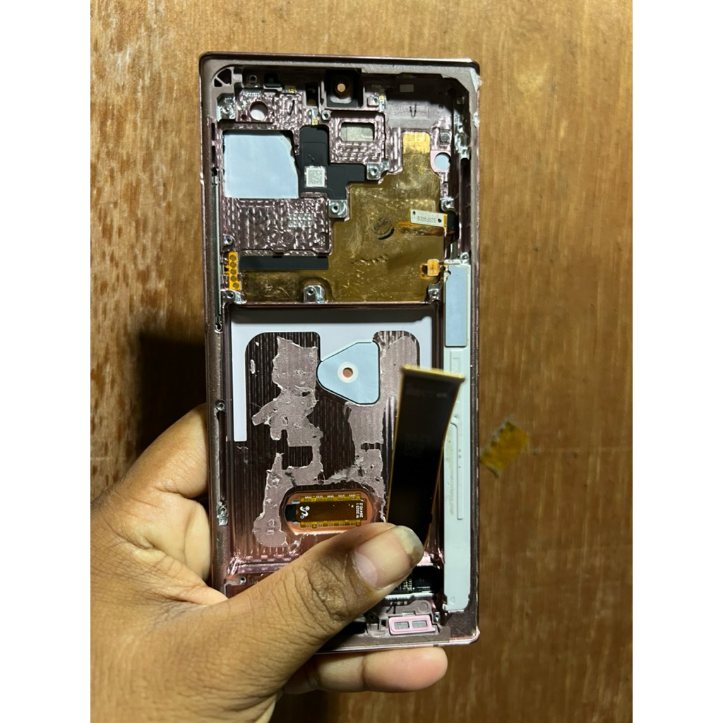 LcD + fream Samsung Not 20 Ultra normal bebas penyakit