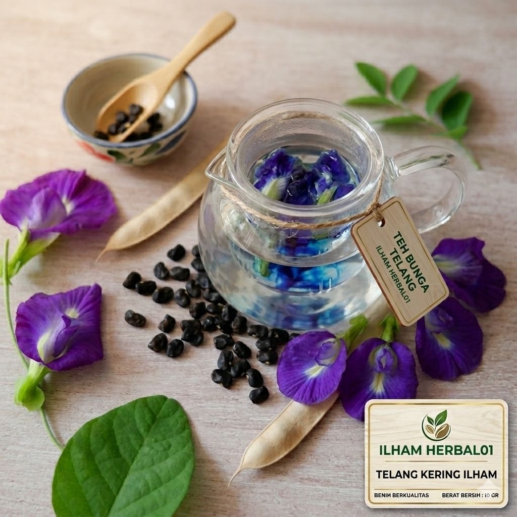 Bunga Telang / Teh herbal bunga Telang / Kembang Telang Biru