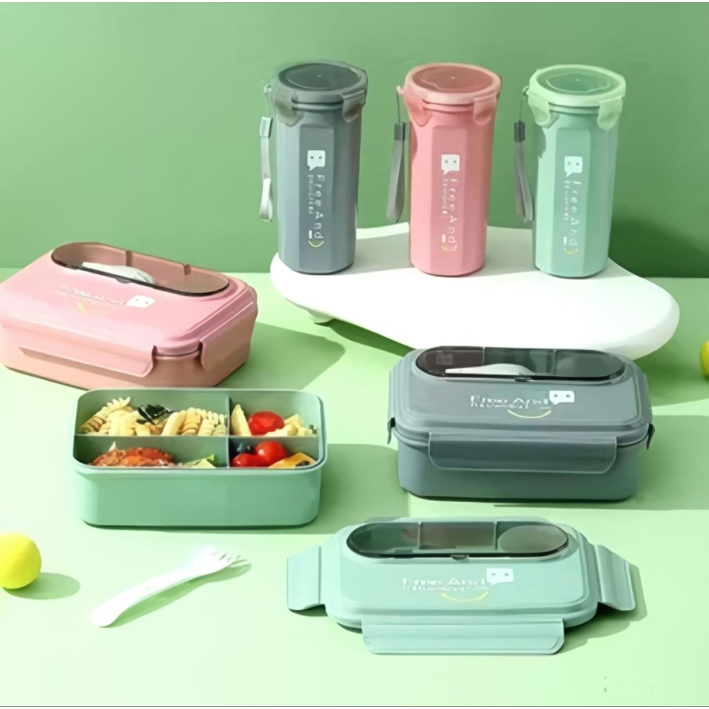 LUNCH BOX SET FREE SENDOK