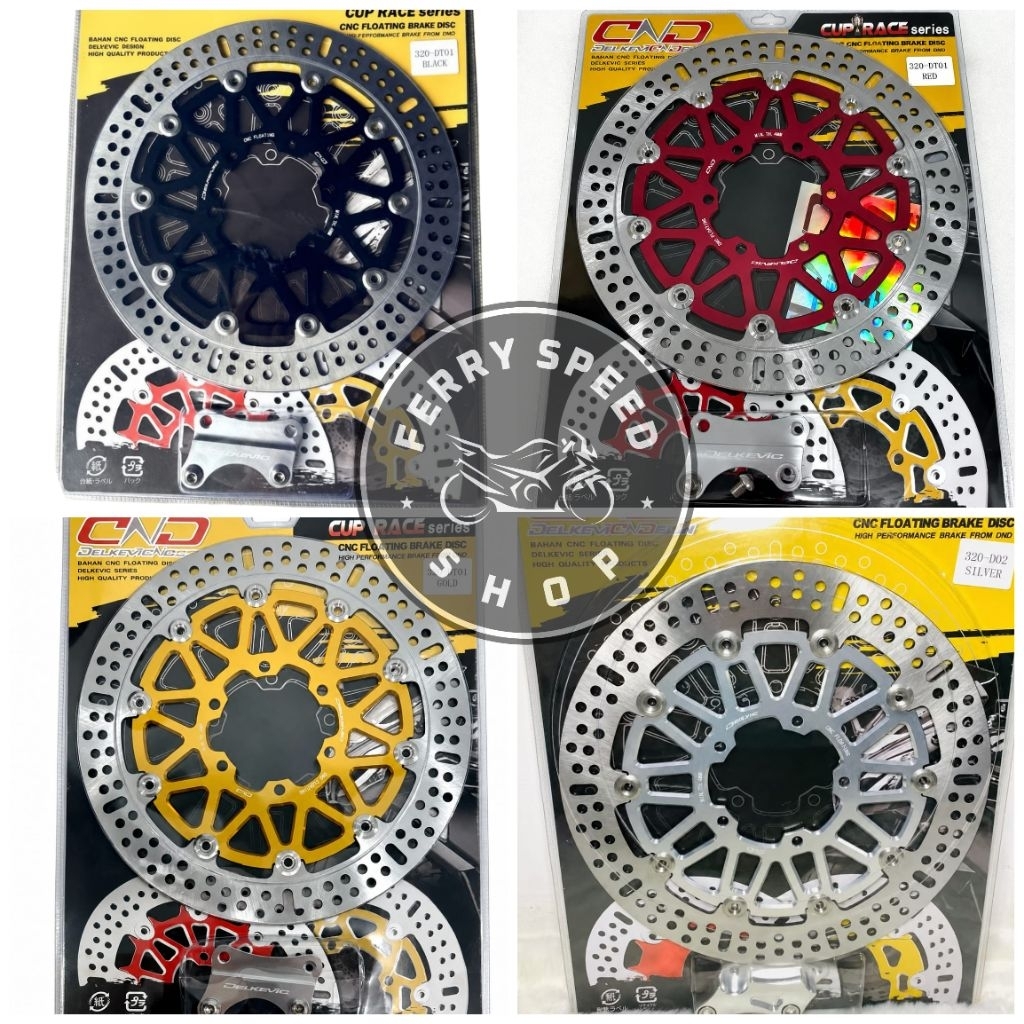 Disc brake Dnd delkevic floating 320mm Scorpio z Scorpio lama / Cakram depan Delkevic Scorpio z Scor