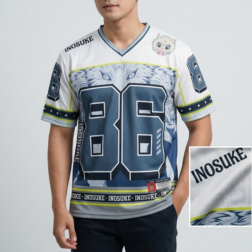 Jersey Anime Inosuke 86 – Unisex Oversize Jersey