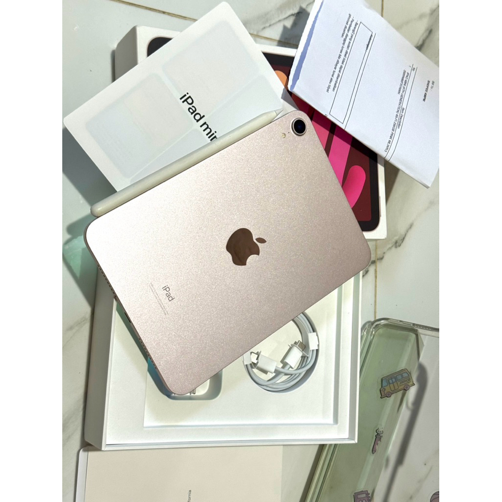 ipad mini 6 256gb garansi 2027 Like New Fullset preloved