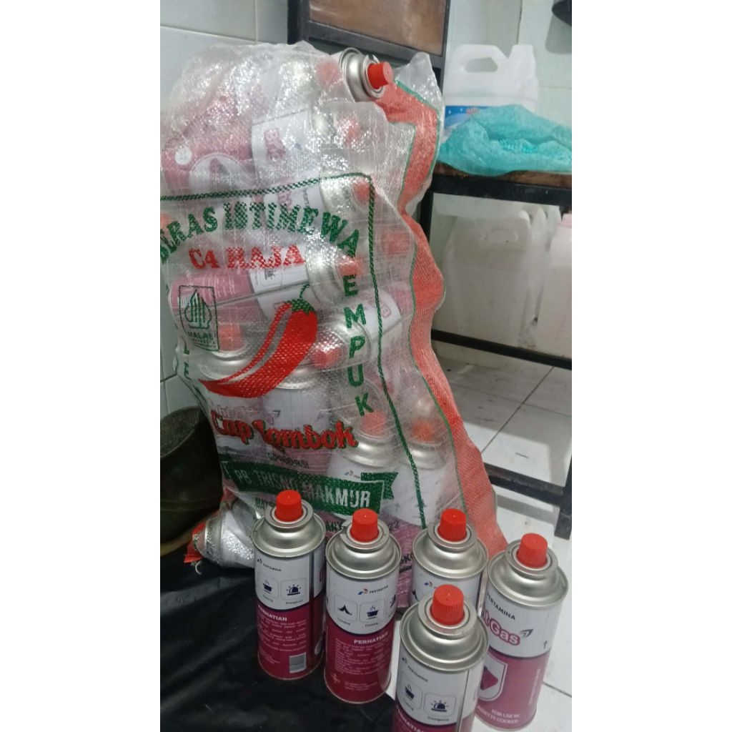 kaleng gas portable kosong