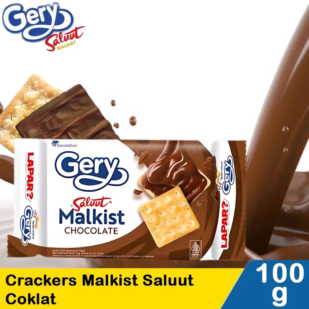 SSG Gery Malkist Saluut Chocolate 100g - Gery Malkist Saluut Rasa Coklat