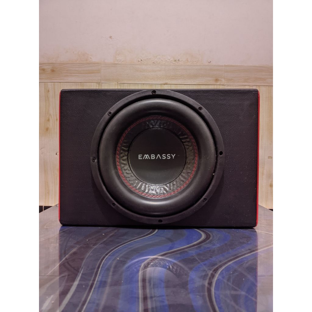 subwoofer embassy 10 inch bass mantap