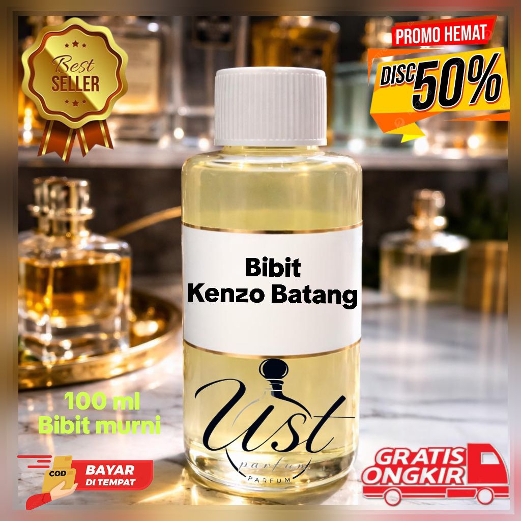 BIBIT PARFUM MURNI AROMA KENZO BATANG UKURAN 100 ML (TANPA CAMPURAN)