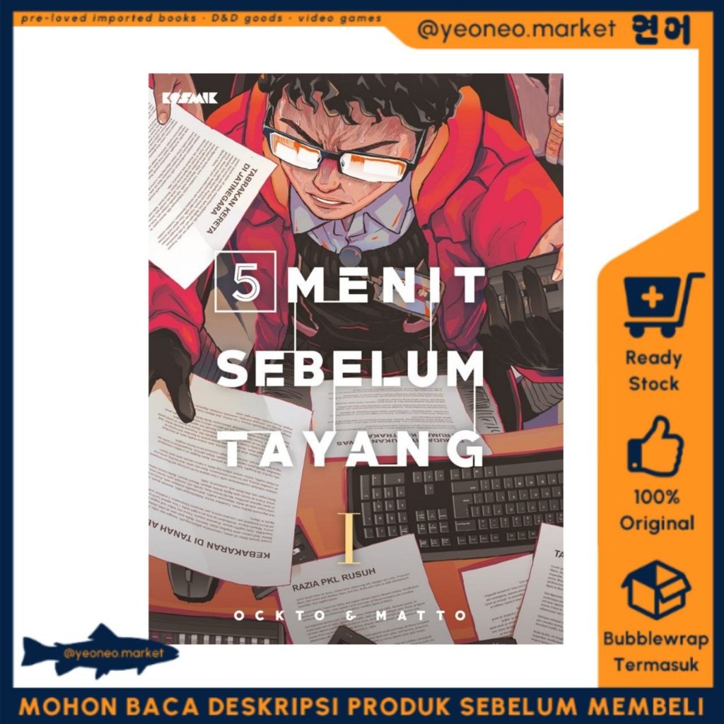 READY STOCK Komik 5 Menit Sebelum Tayang (IDN) Preloved Second