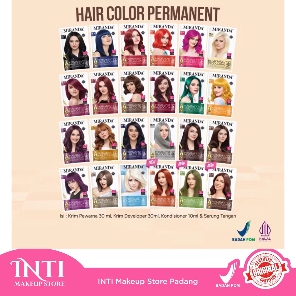 MIRANDA HAIR COLOR | Pewarna Rambut - Miranda Pewarna rambut | Miranda Hair color
