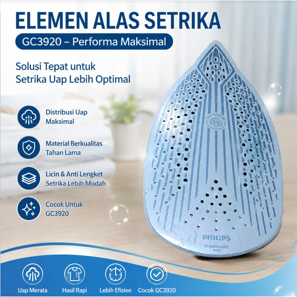 ELEMEN ALAS SETRIKA SETERIKA UAP GC3920 BESI PEMANAS GC3920 KONDISI NORMAL