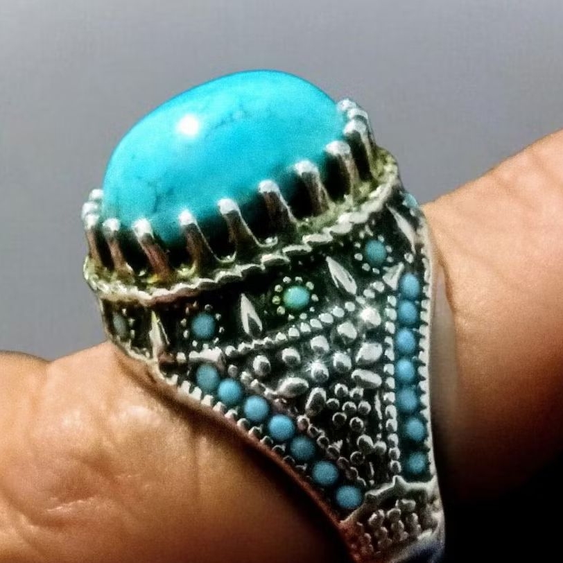 Batu Cincin Pirus Turquoise Iran