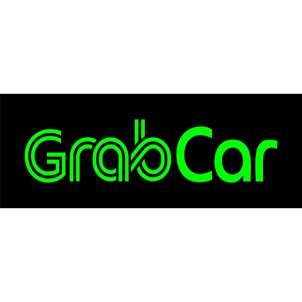 GrabCar cutting sticker keren