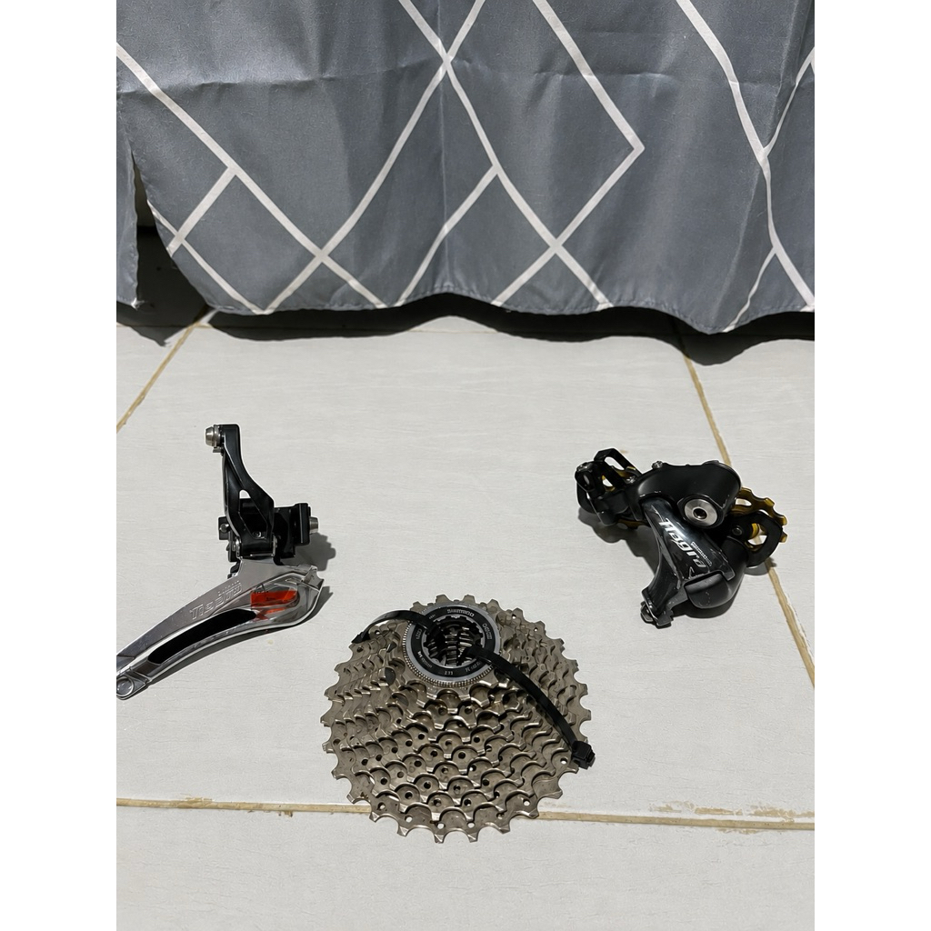 Mini Grupset Tiagra 4700 (RD, FD, Sprocket)