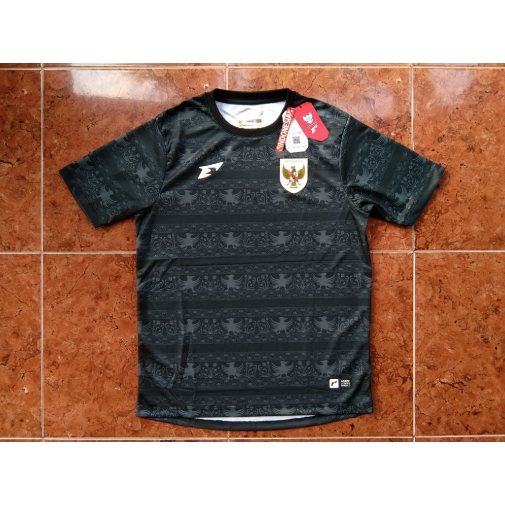 Jersey Supporter Timnas Indonesia Hitam GK 2025