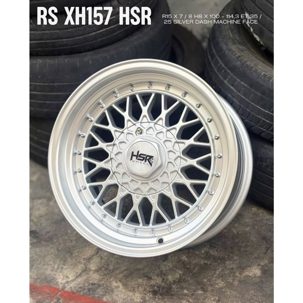 VELG CELONG BBS RS XH157 HSR R15X7/8 H8X100-114,3 ET35/25 SDML