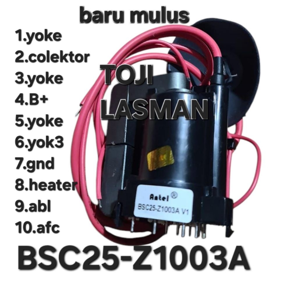 BSC25-Z1003A Baru Mulus Yoke Colektor B+ Gnd Yok3 Heater Abl AFC untuk TV Cina