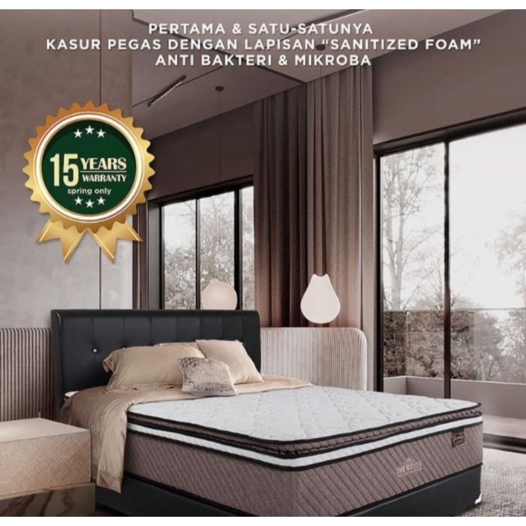 kasur springbed 180x200 ELITE SERENITI IMPRESSA POKET LATEK kasur premium