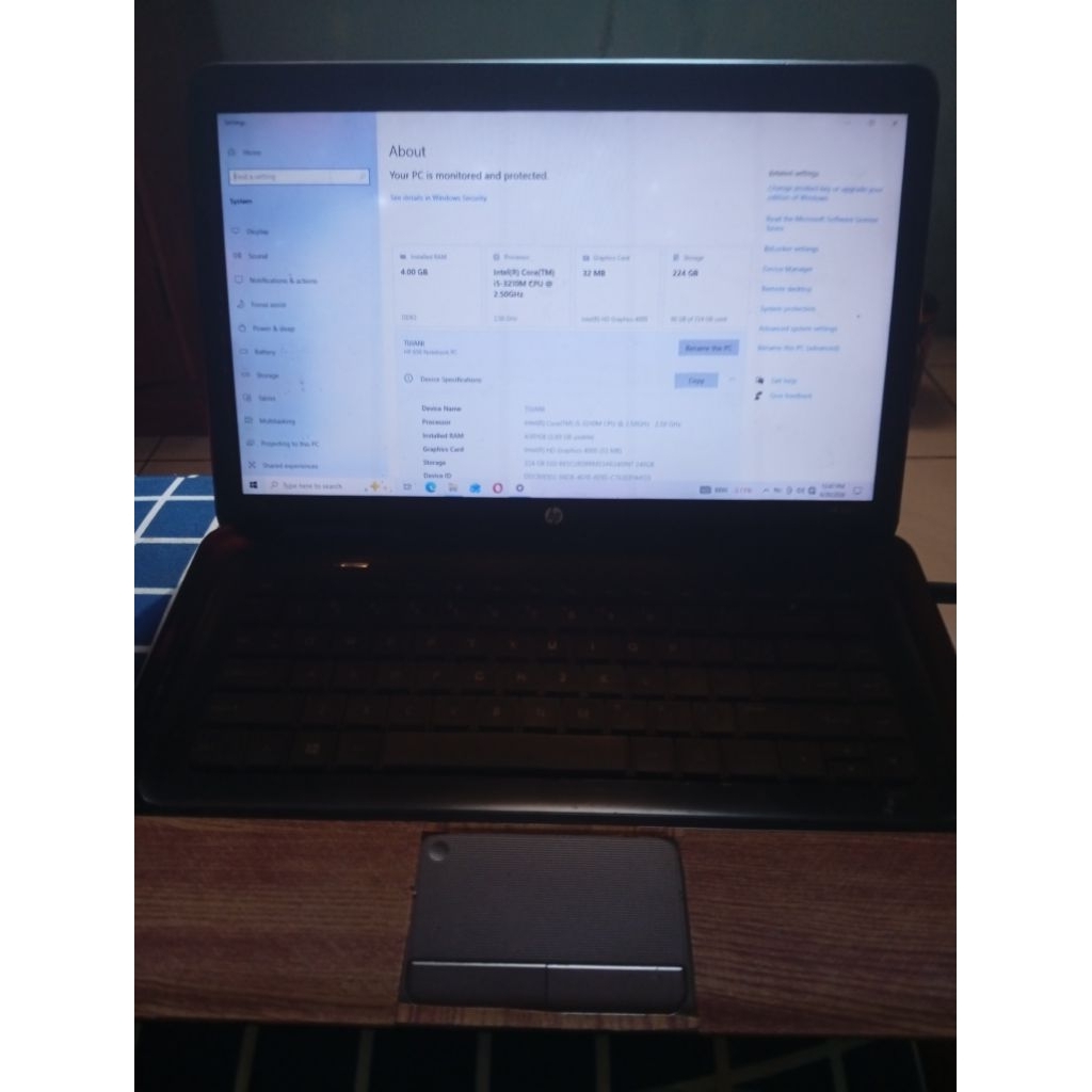 LAPTOP HP CORE i5
