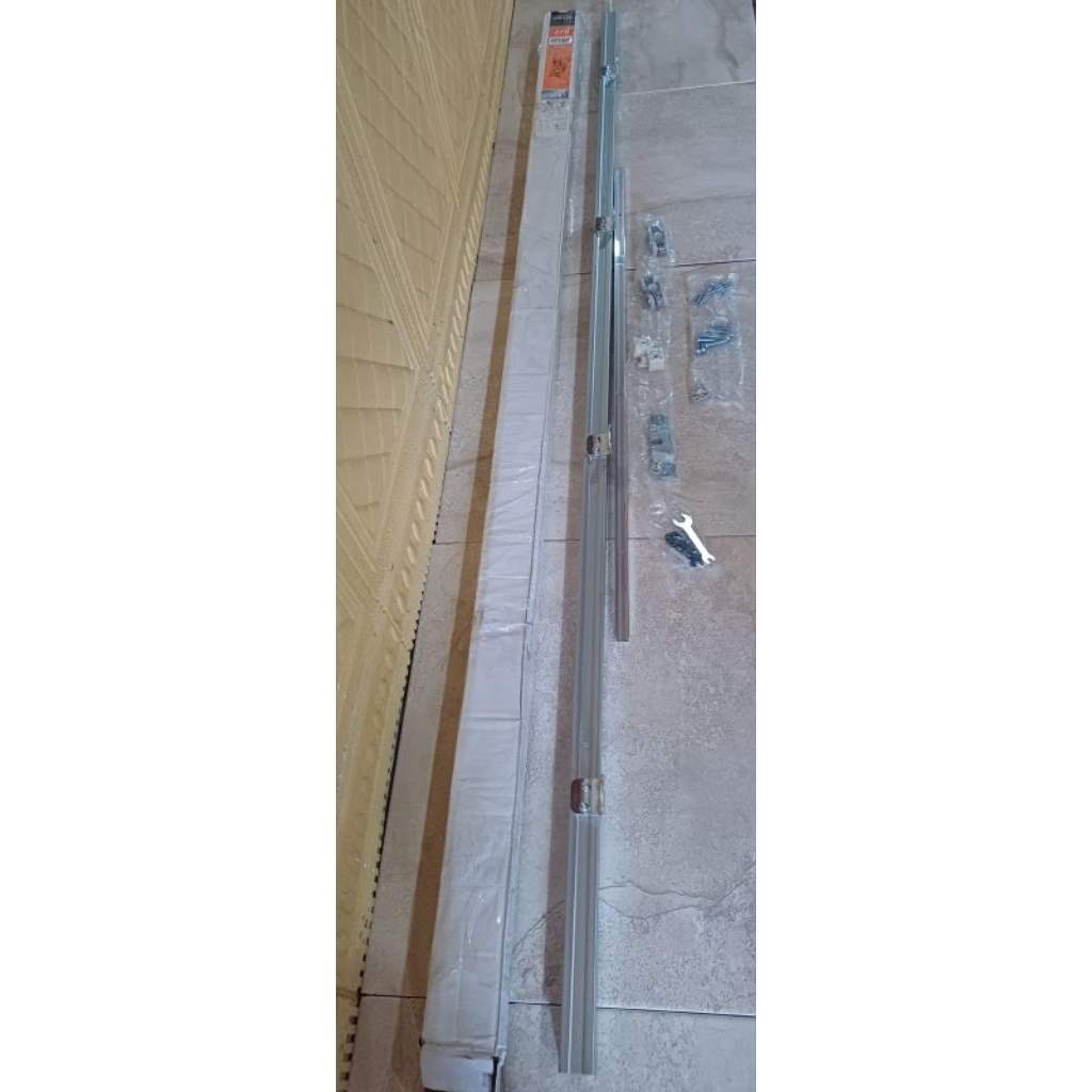Rel Pintu Geser J3 Muller Eco180cm Komplit Dengan Roda - Rel Pintu Sliding Muller Eco J3 180cm