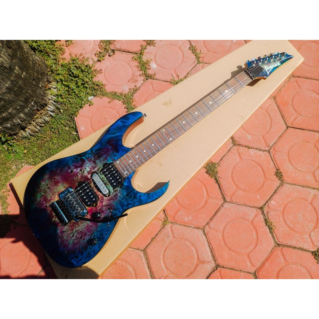Gitar Elektrik Ibanez Rg Series, Tremolo Fr Ibanez, Pickup Ptp Middle Ibanez, Pickup Bisa Split coil