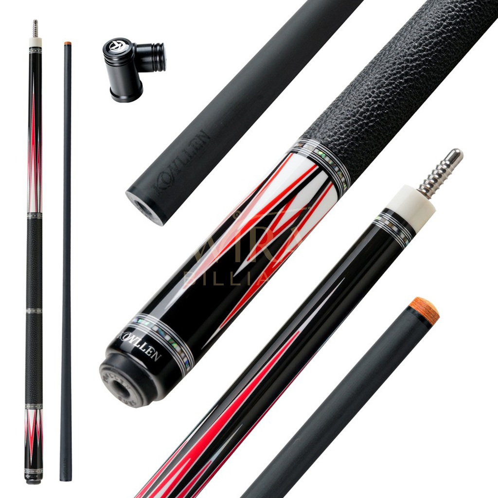 Stick Stik Cue Billiard KONLLEN AK75 - 001RF | Stick Billiard KONLLEN Original Carbon Low Deflection