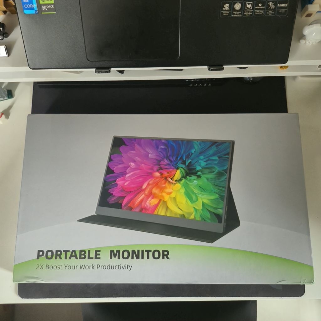 Monitor Portable Goojodoq 15.6 Inch FHD - Preloved
