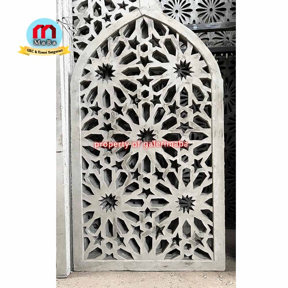Krawangan GRC Motif Bintang Mushola