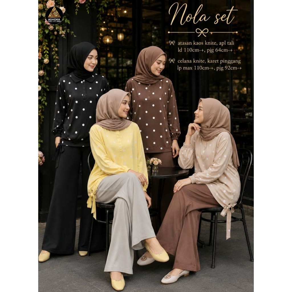Nola Setelan Wanita by Abella