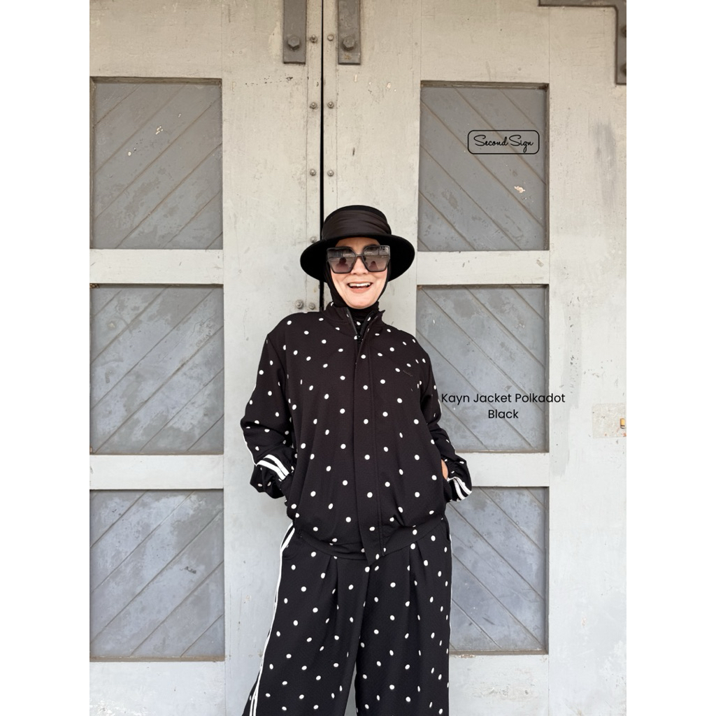 SecondSign | Kayn Jacket Polkadot Wanita Atasan