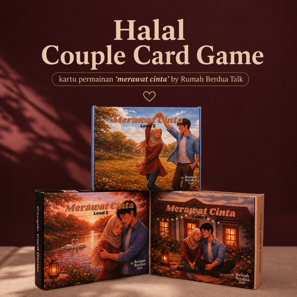 Kado Pernikahan/ Kado anniversary/ HALAL COUPLE CARD GAME/ Truth or Dare Pasutri/ Merawat Cinta Card