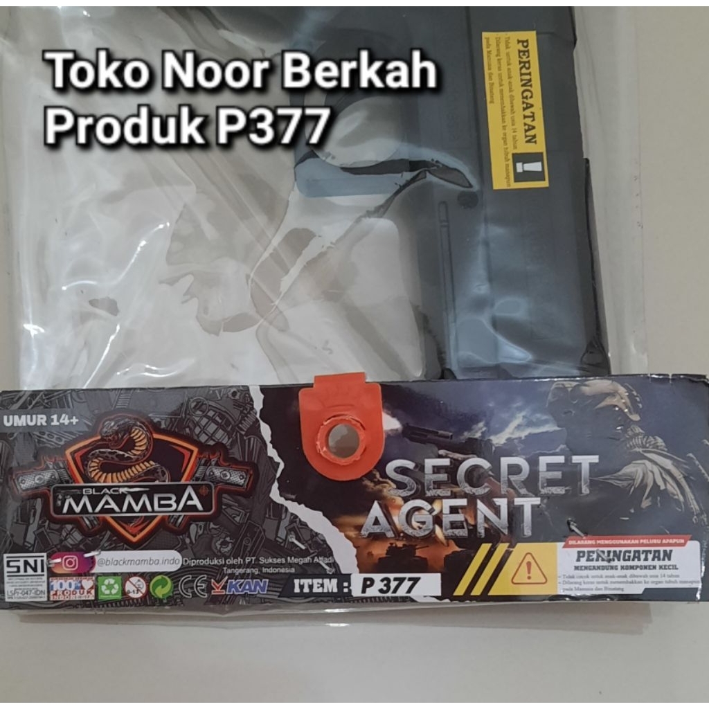 Mainan Plastik Black Mamba P377 SNI