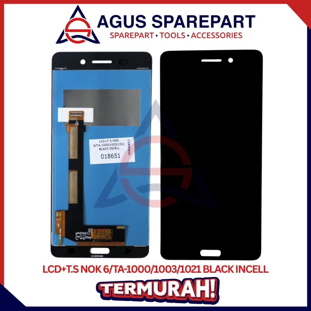 LCD + TOUCHSCREEN NOKIA 6 / TA-1000 / 1003 / 1021