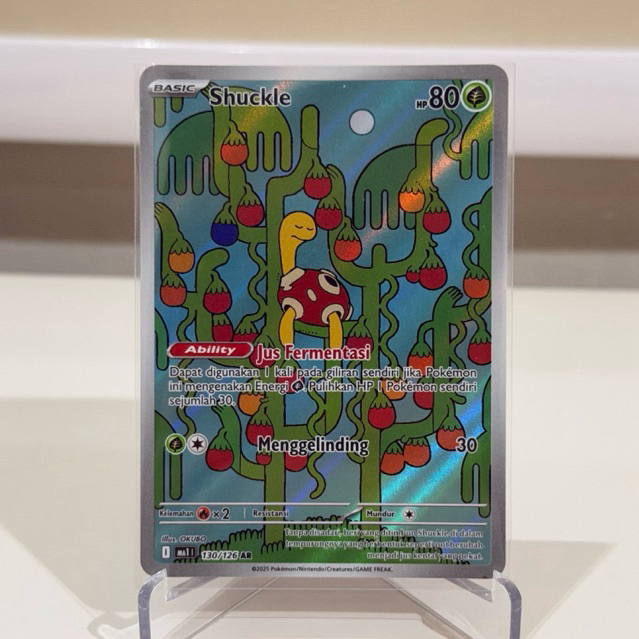Kartu Pokemon Original - Shuckle AR MA1 130/126