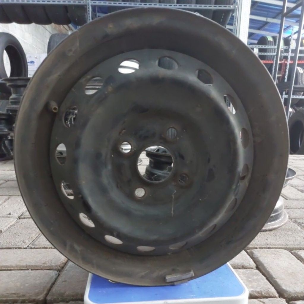 Velg Kaleng Second Inko Ring 14 Lebar 5 PCD 4x100 Bekas Copotan