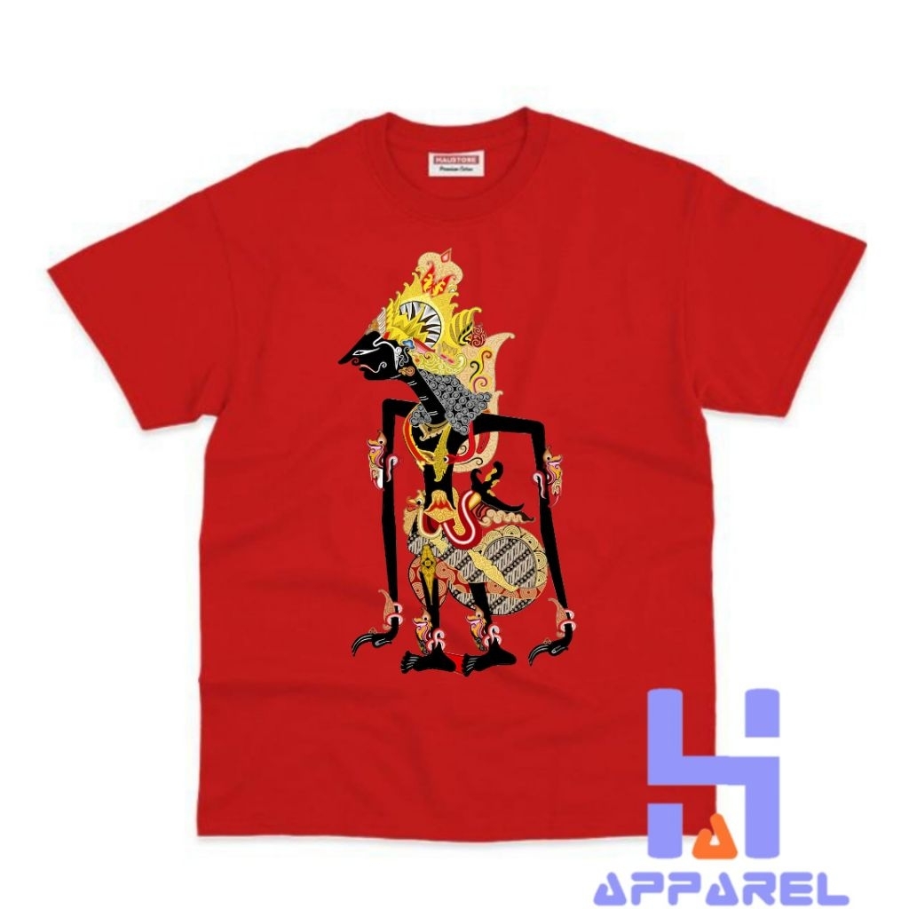 BAJU ANAK KAOS ANAK WAYANG PRABU KRESNA