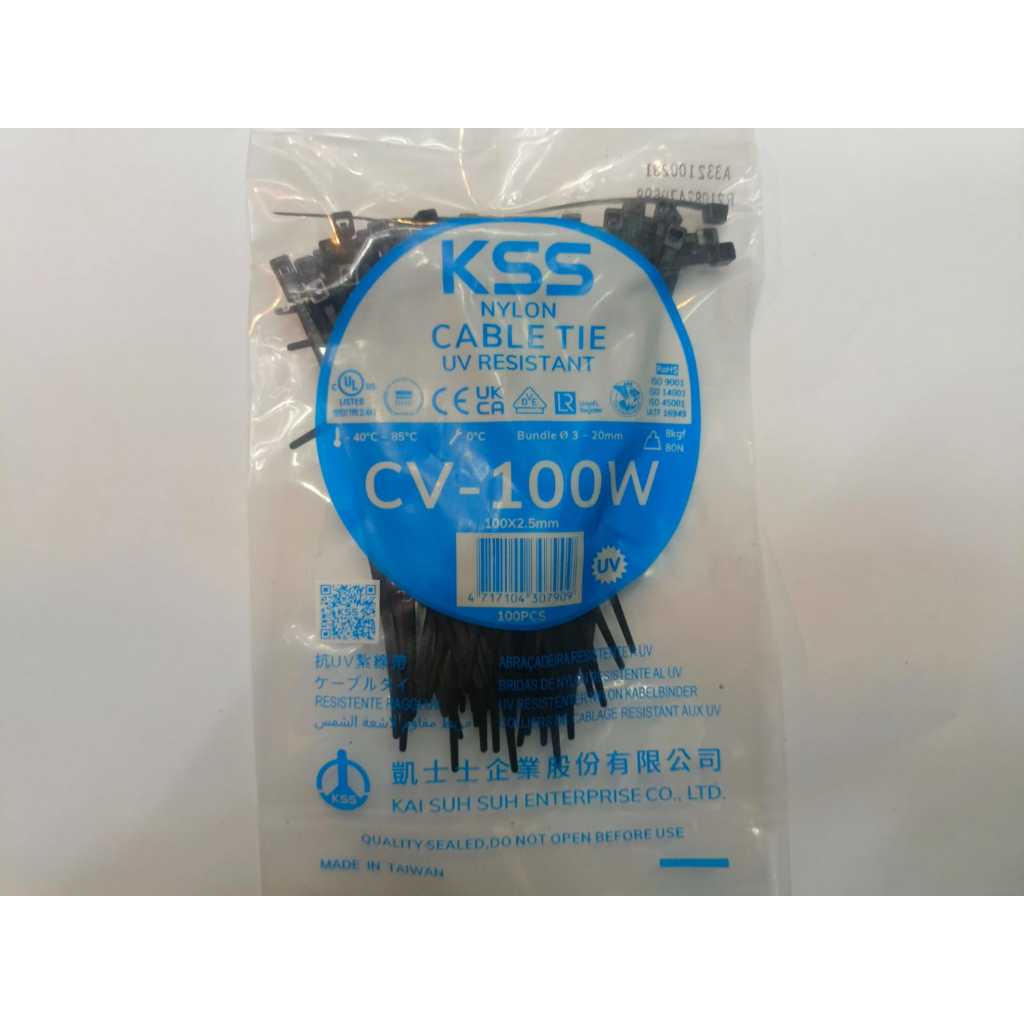 KSS CV-100W UV Resistant / Kabel Ties KSS UV Resistant CV 100x2.5