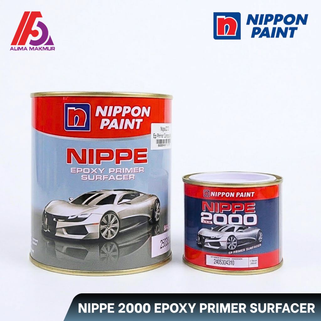 Epoxy Nippe 2000 Grey + Hardener 1kg / Epoxy Primer Grey /Epoxy Nippe / Epoxy Primer