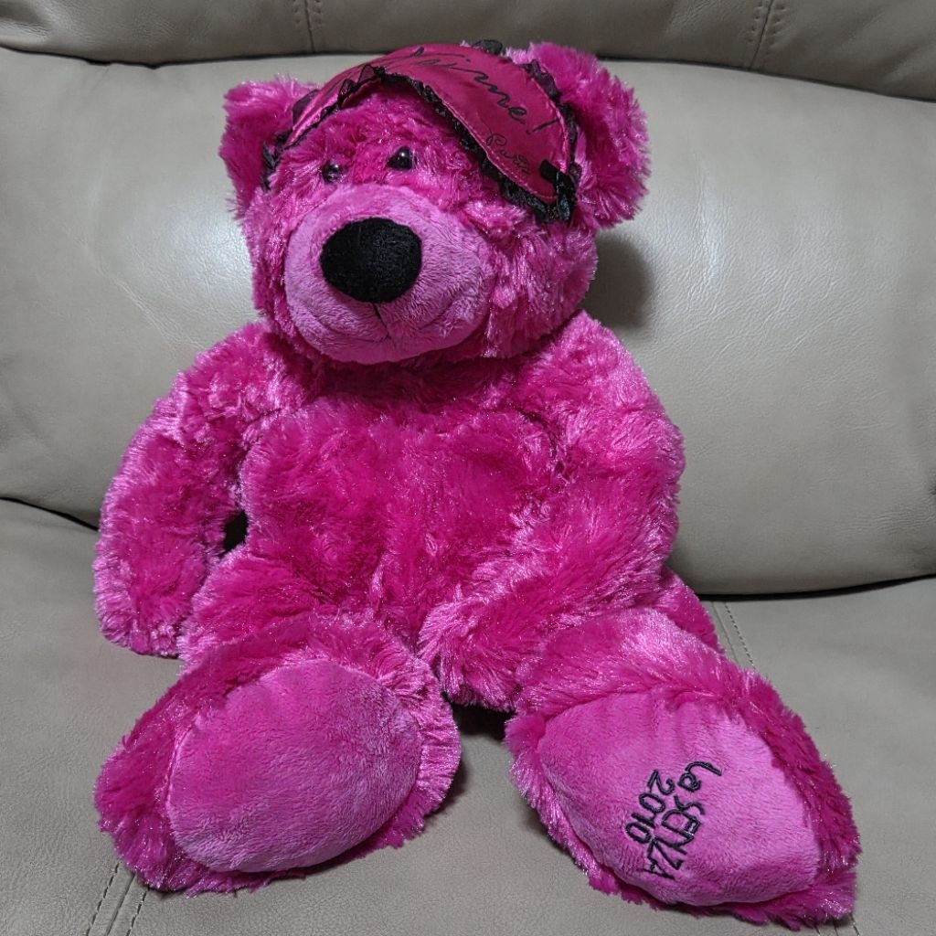La Senza Teddy Bear Plushie Paris Limited Edition With Eye Mask (Preloved)