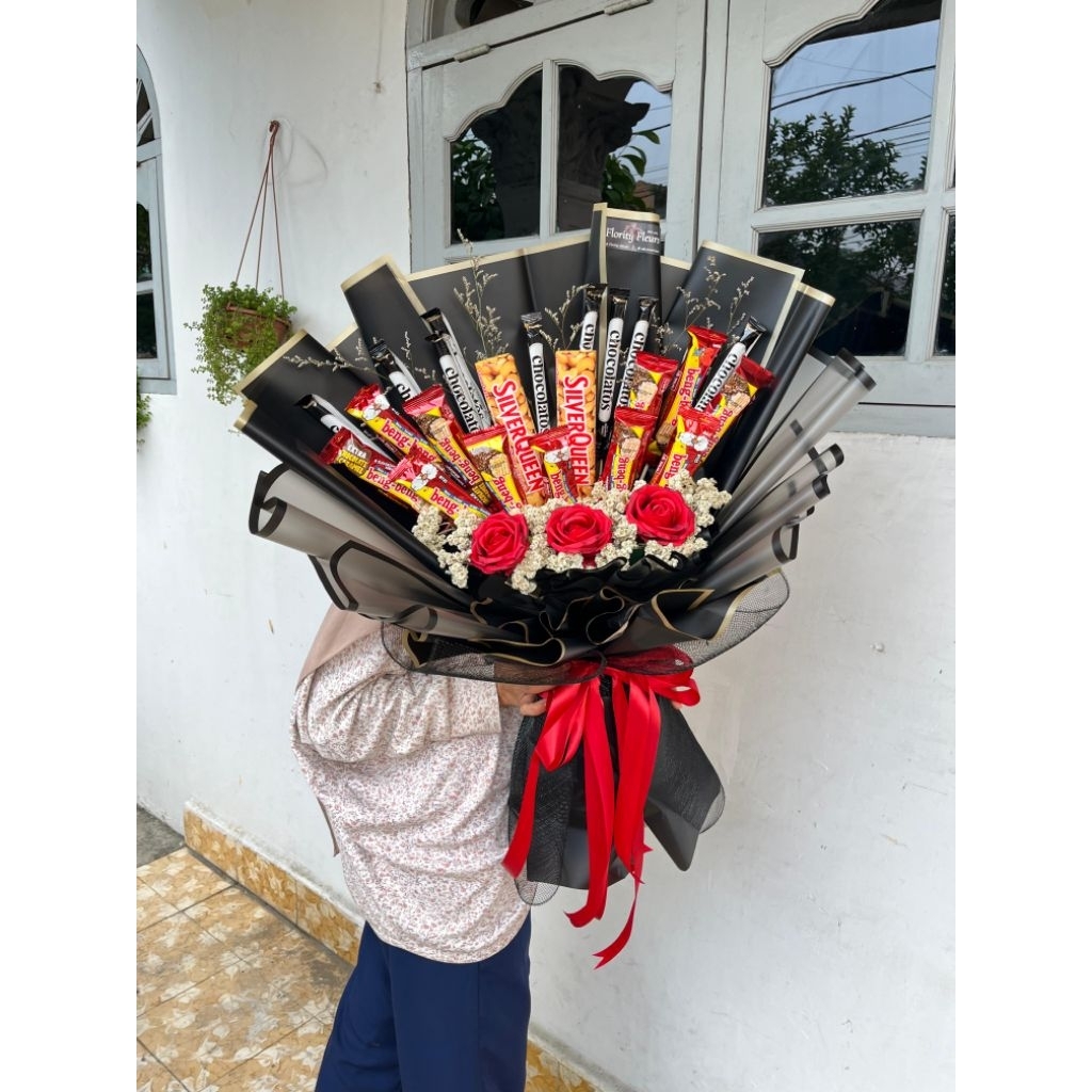 Flority Fleurs | Buket Bunga Snack Jumbo| Buket Coklat Medan