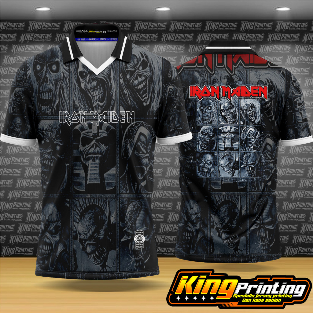 jersey band metal iron maiden full printing
