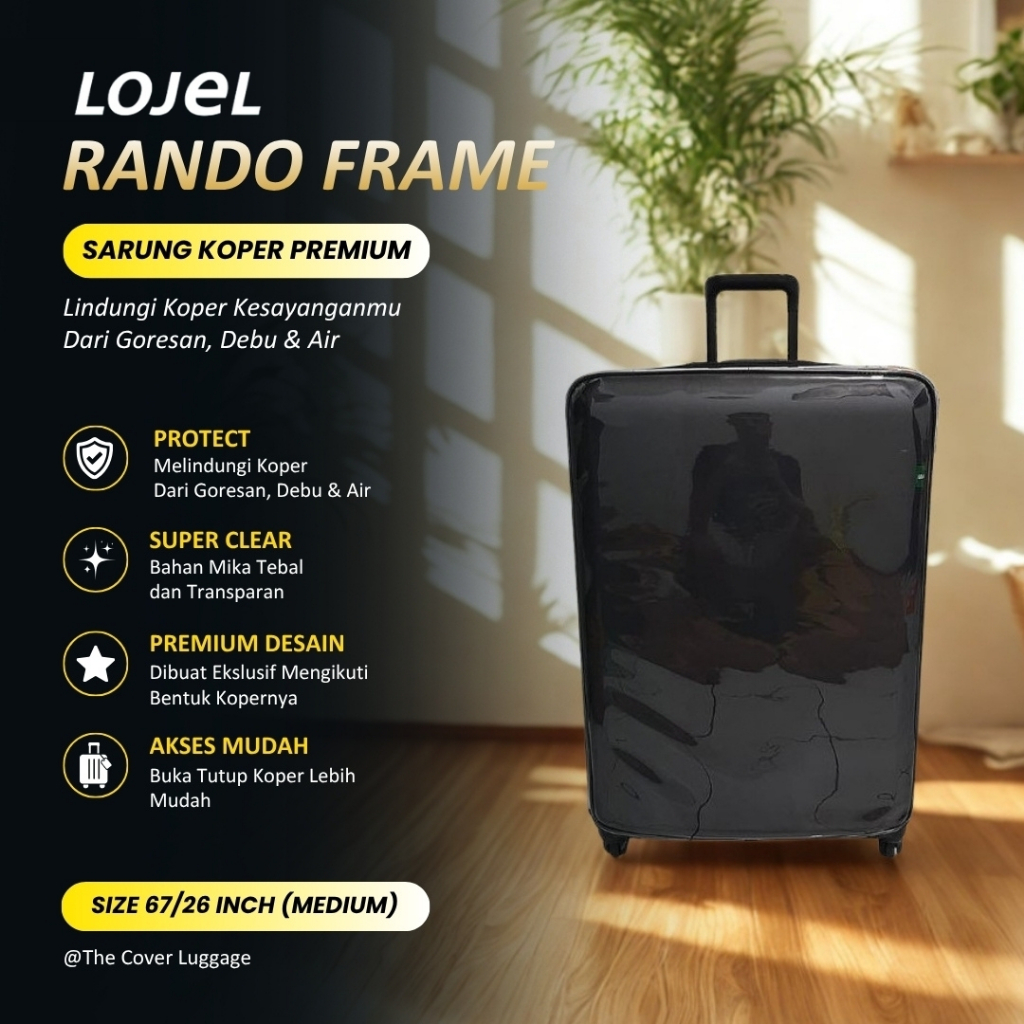 Sarung Koper Fullmika khusus koper Lojel tipe Rando Frame 67/26 Inch (Medium)