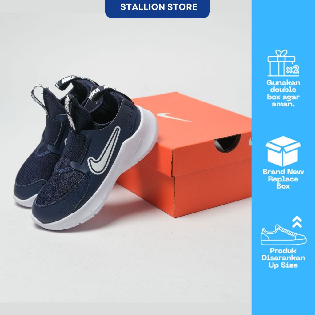 SEPATU ANAK / FLEX RUNNER 3 - NAVY WHITE