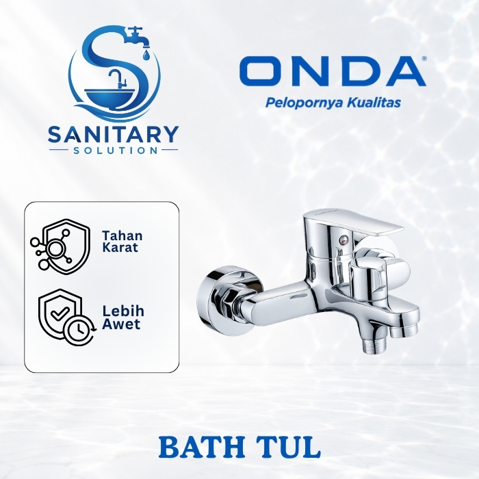 Kran Shower Mixer Bath Tul ONDA / Kran Mixer Air Panas Dingin ONDA