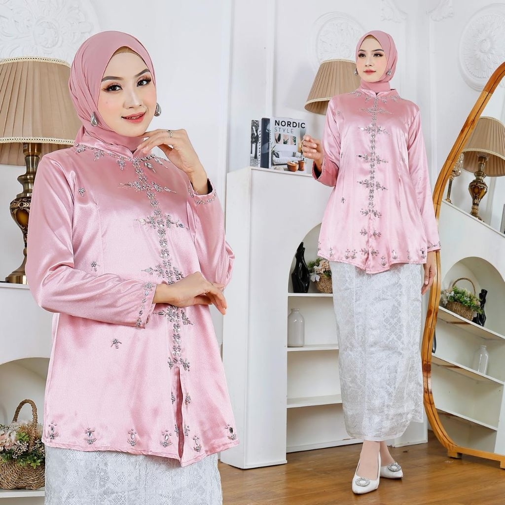 Kebaya wisuda model terbaru Blouse Malaysia // kebaya pesta // kebaya modern // kebaya wisuda // keb