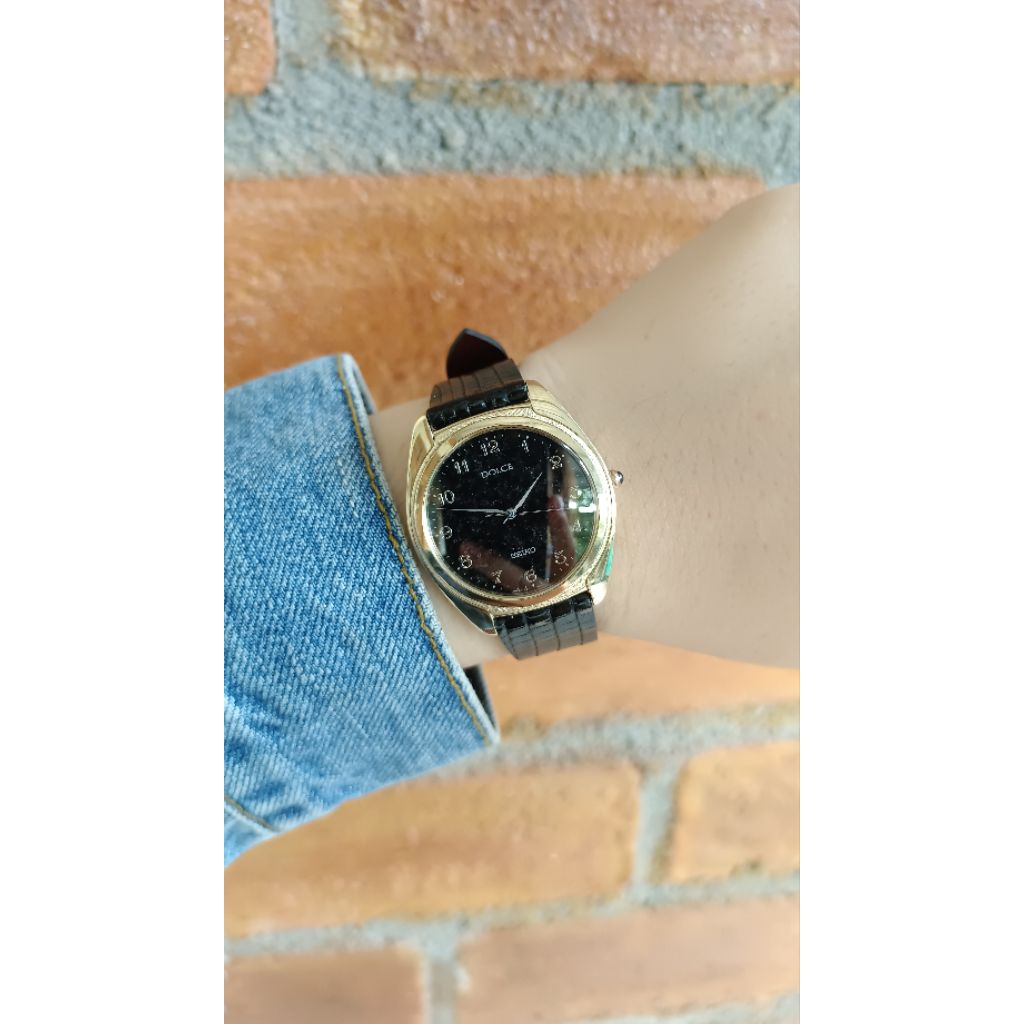 Seiko Dolce Black Marble