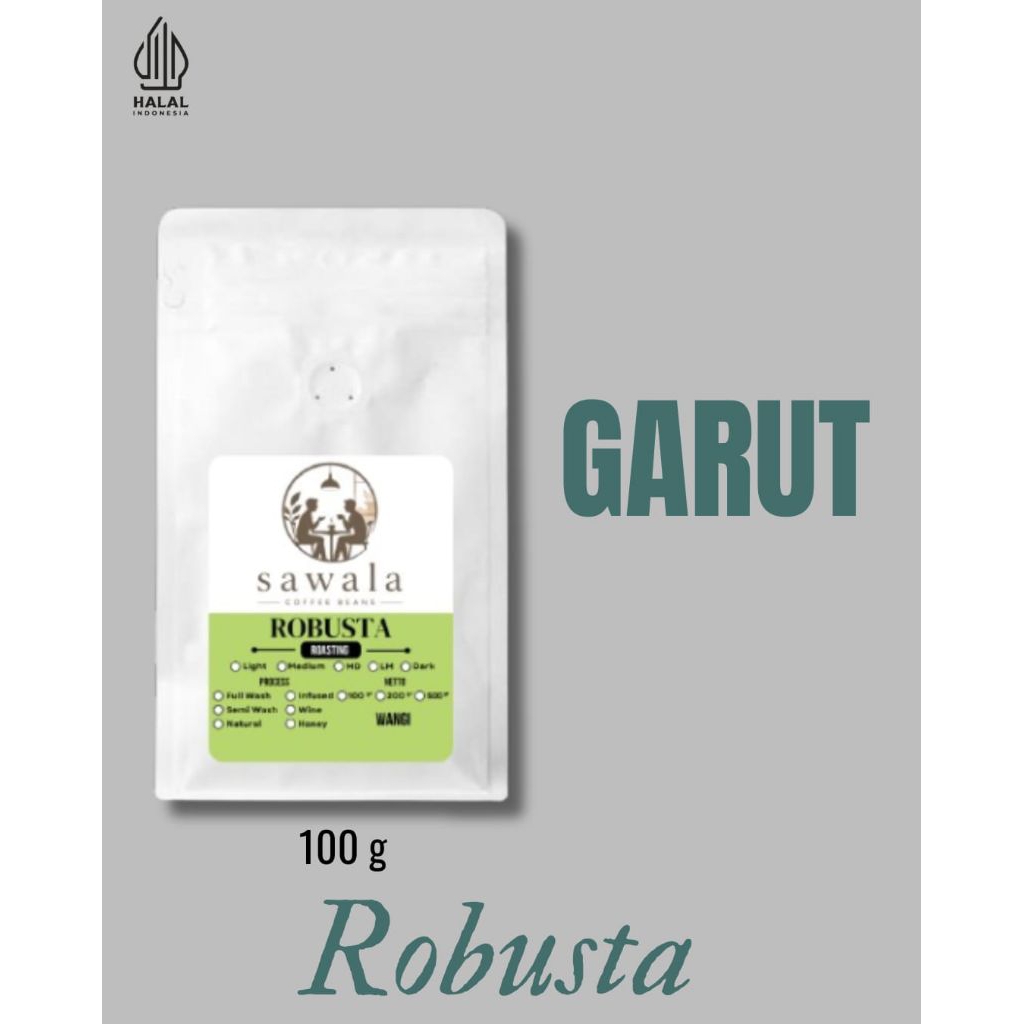 Kopi Robusta Garut | 100gr,| 100% Kopi Robusta Nusantara