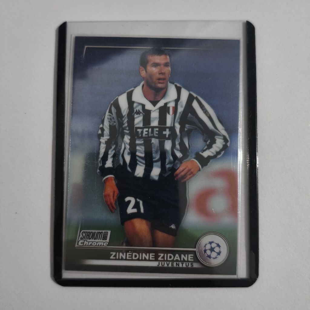 Kartu Bola Zinedine Zidane Juventus Topps Chrome