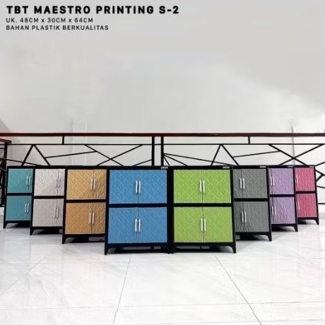 Lemari Maestro Tabitha Polos Susun 2 Size 48cm × 30cm × 64cm