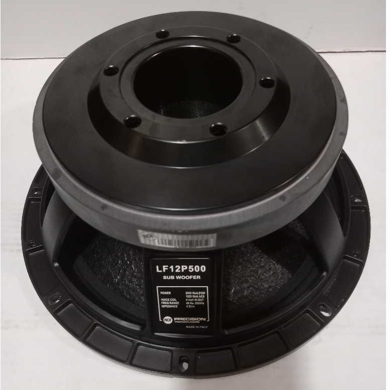 Speaker SUBWOOFER RCF LF12P500 Daun Kulit jeruk / Speaker 12 inch RCF LF12P500 SUBWOOFER Miniatur Or